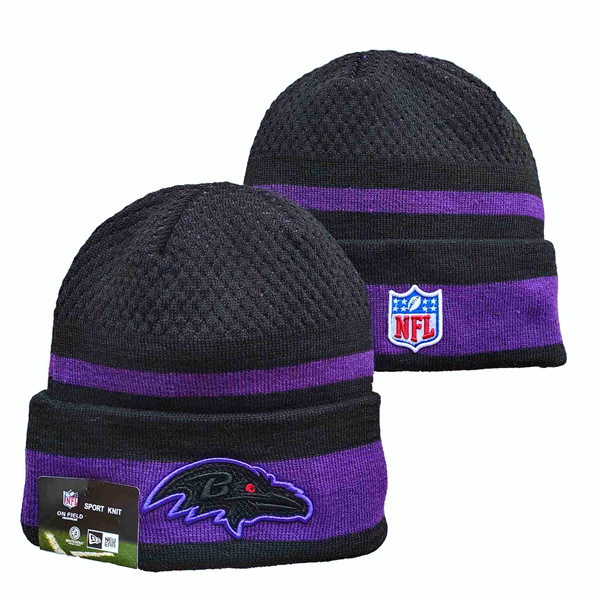 Baltimore Ravens Knit Hats 066